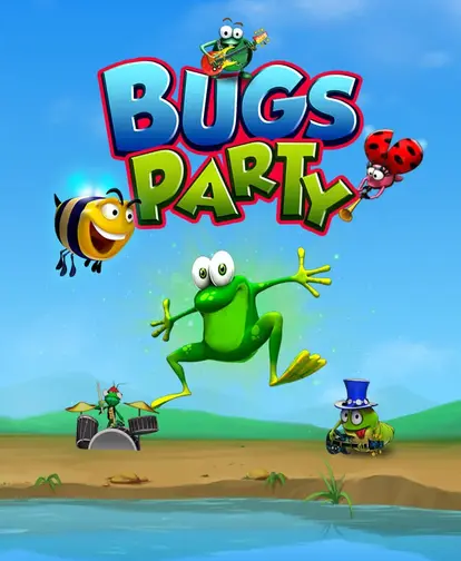 Bugs Party — garden fiesta bingo-style social game